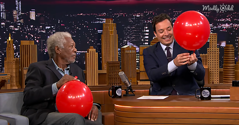 Morgan Freeman’s Epic Voice Is Made Even Better By Helium On “Jimmy Fallon”