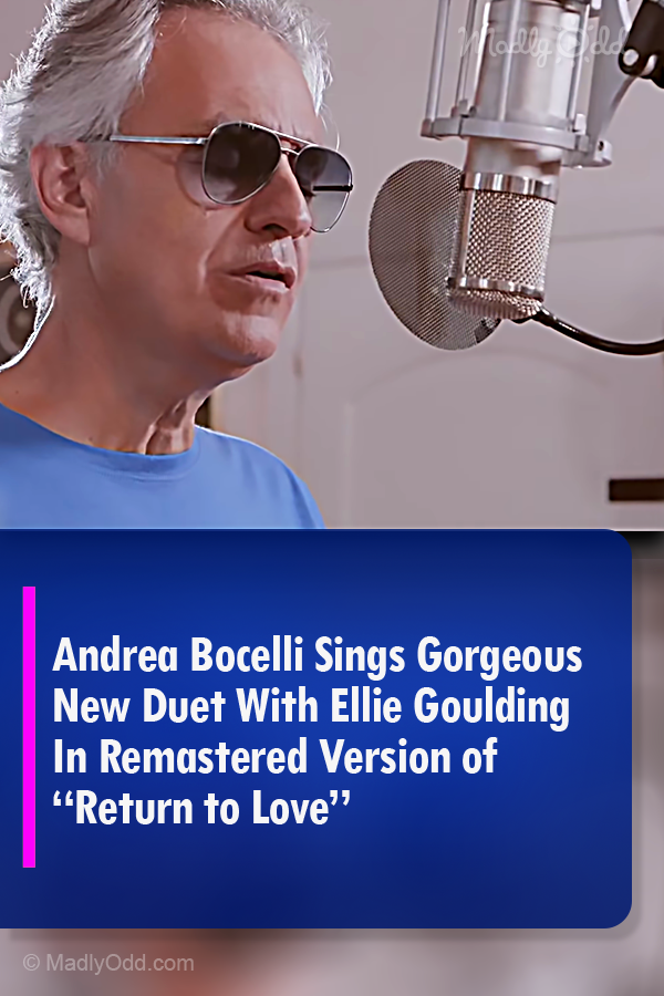 Andrea Bocelli Sings Gorgeous New Duet With Ellie Goulding In Remastered Version of “Return to Love”