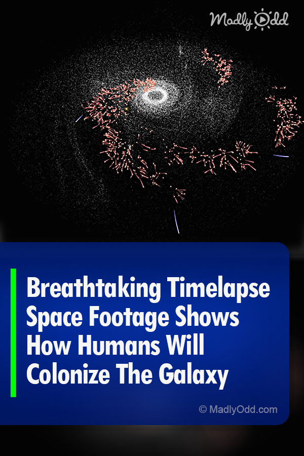 Breathtaking Timelapse Space Footage Shows How Humans Will Colonize The Galaxy