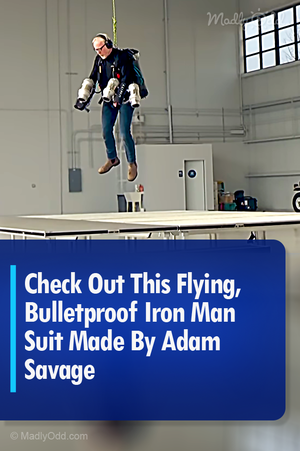 Check Out This Flying, Bulletproof Iron Man Suit Made By Adam Savage