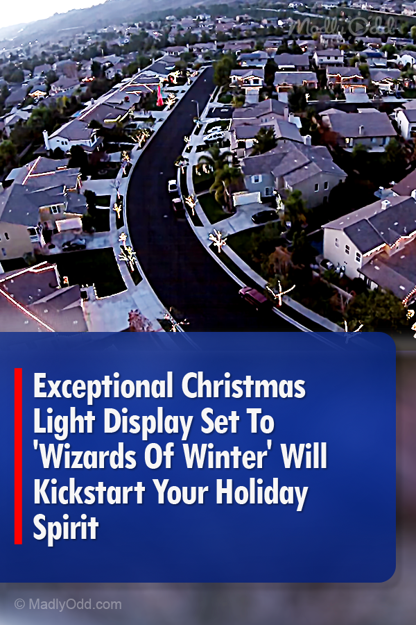 Exceptional Christmas Light Display Set To \'Wizards Of Winter\' Will Kickstart Your Holiday Spirit