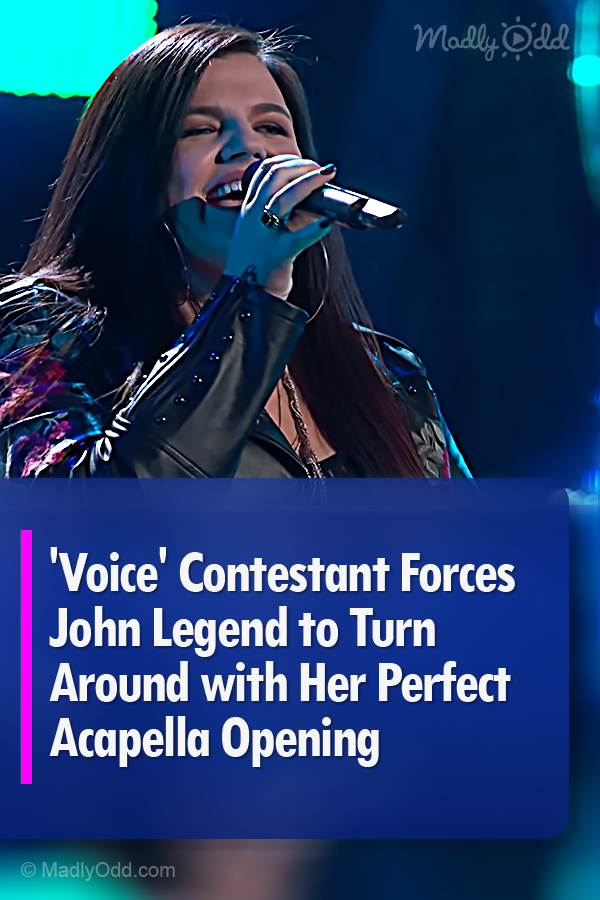 \'Voice\' Contestant Forces John Legend to Turn Around with Her Perfect Acapella Opening