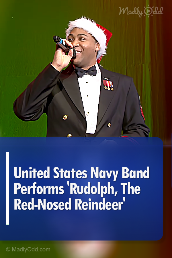 United States Navy Band Performs \'Rudolph, The Red-Nosed Reindeer\'