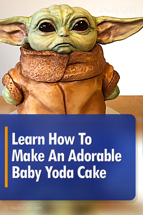 Learn How To Make An Adorable Baby Yoda Cake