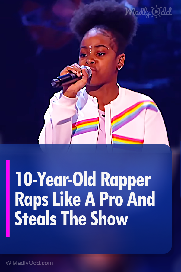 10-Year-Old Rapper Raps Like A Pro And Steals The Show
