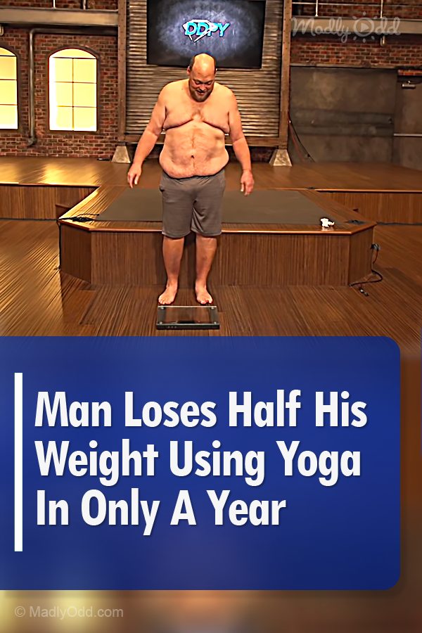 Man Loses Half His Weight Using Yoga In Only A Year