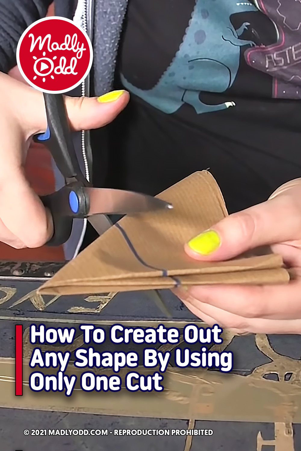 How To Create Out Any Shape By Using Only One Cut