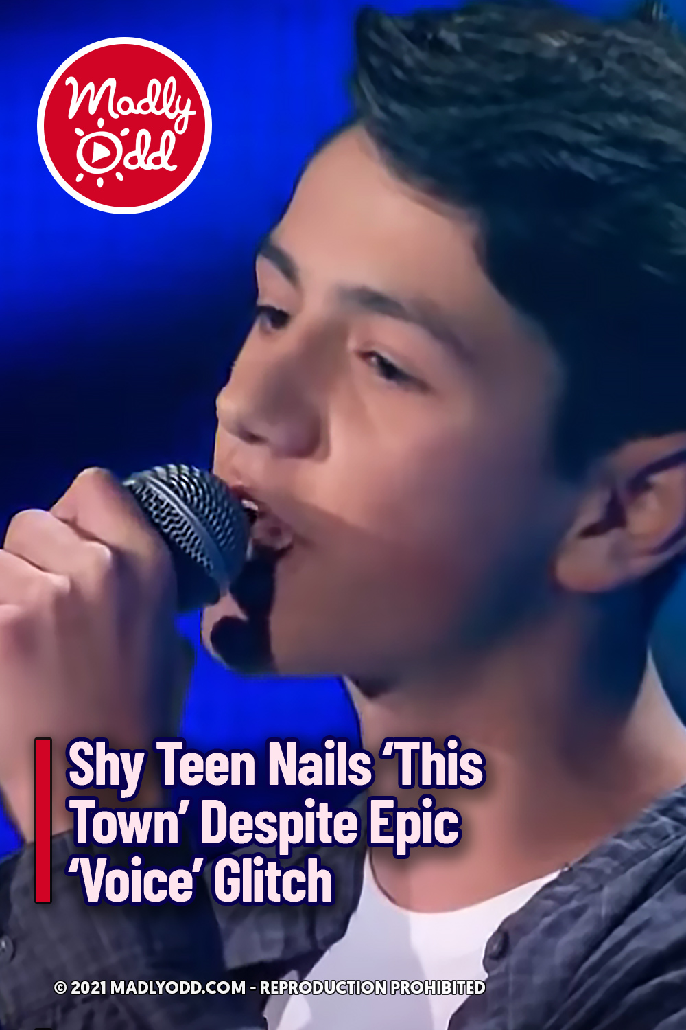 Shy Teen Nails \'This Town\' Despite Epic \'Voice\' Glitch