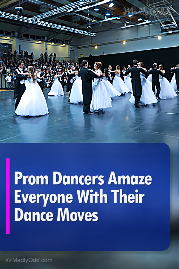 Prom Dancers Amaze Everyone With Their Dance Moves