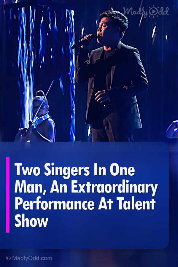 Two Singers In One Man, An Extraordinary Performance At Talent Show
