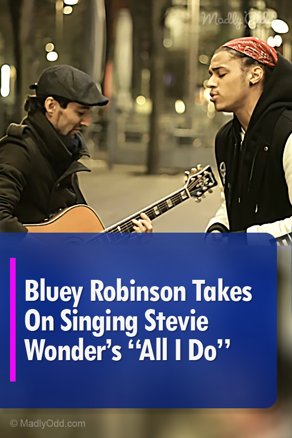 Bluey Robinson Takes On Singing Stevie Wonder’s “All I Do”