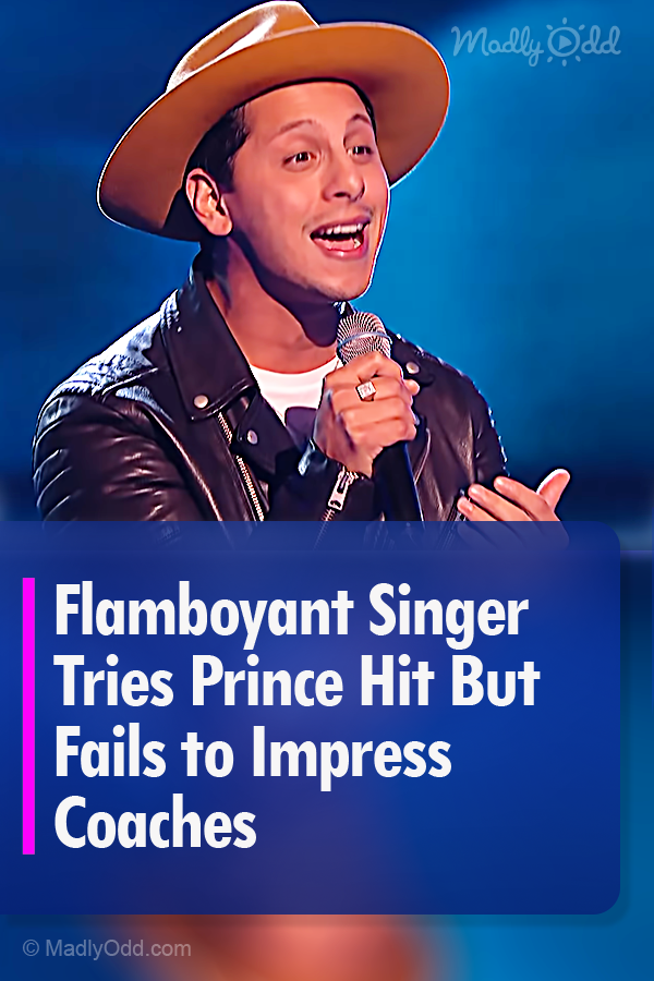 Flamboyant Singer Tries Prince Hit But Fails to Impress Coaches