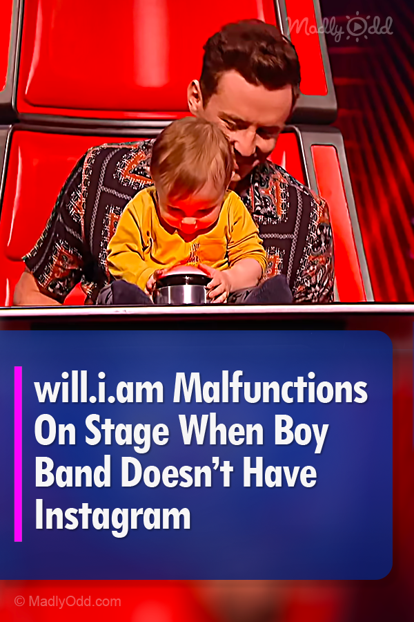will.i.am Malfunctions On Stage When Boy Band Doesn’t Have Instagram