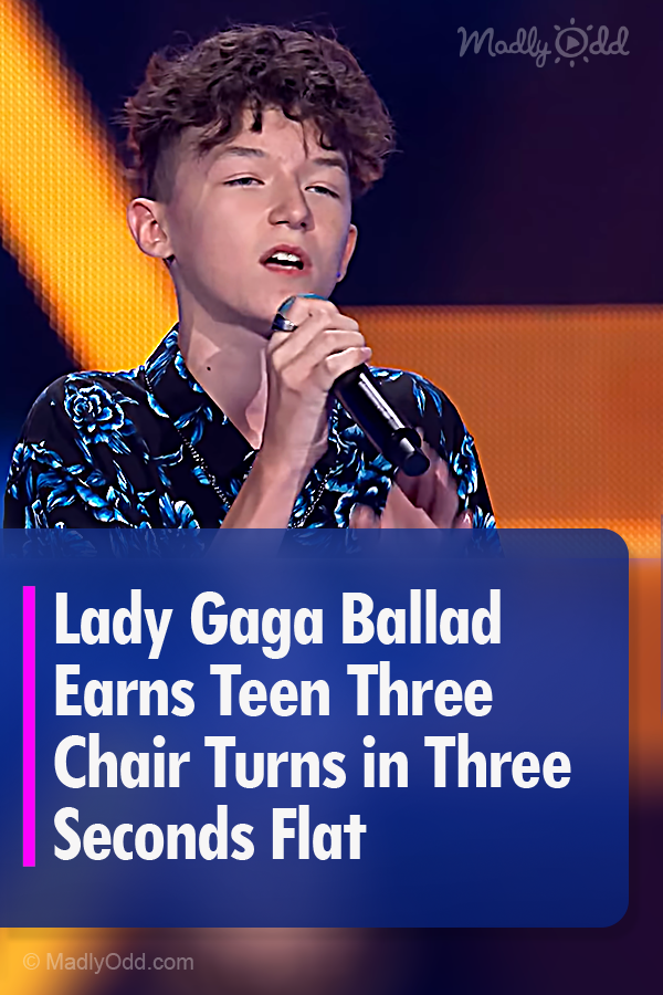 Lady Gaga Ballad Earns Teen Three Chair Turns in Three Seconds Flat