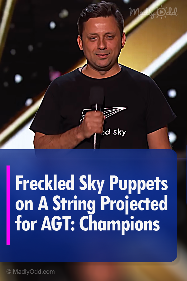Freckled Sky Puppets on A String Projected for AGT: Champions