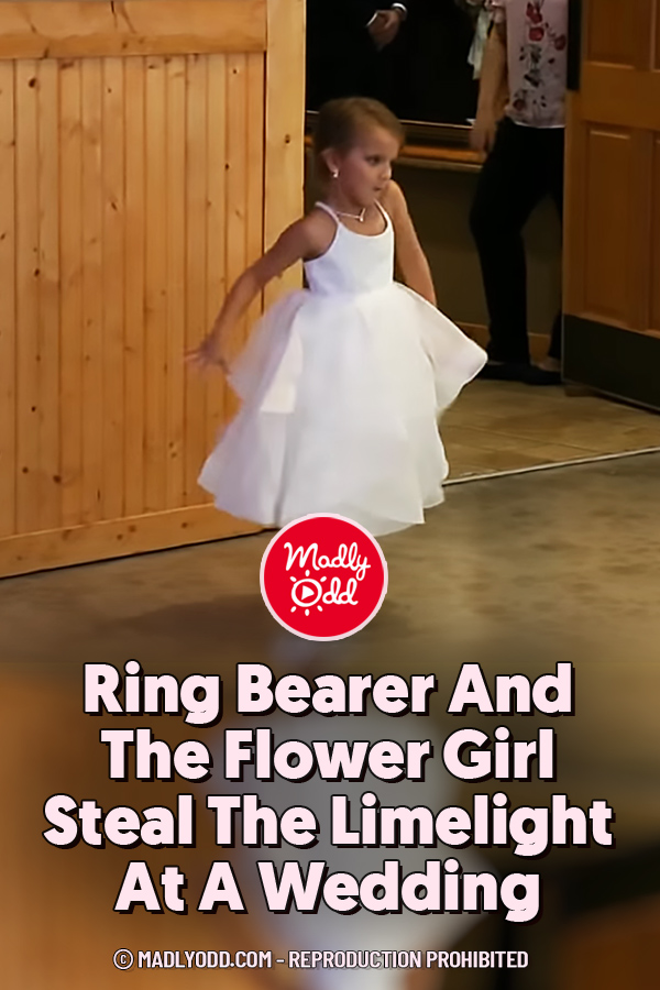 Ring Bearer And The Flower Girl Steal The Limelight At A Wedding