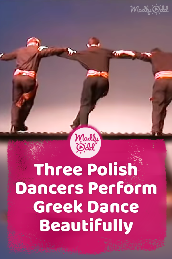 Three Polish Dancers Perform Greek Dance Beautifully