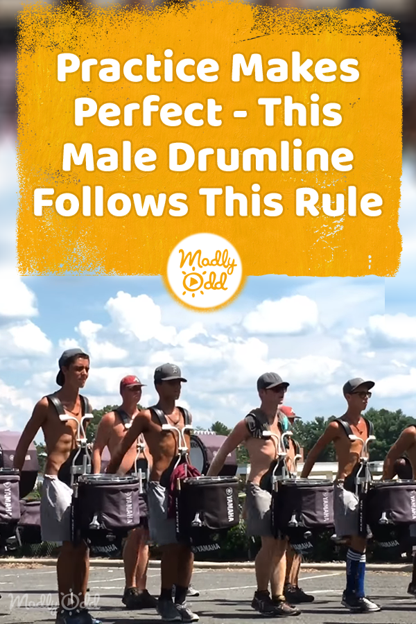 Practice Makes Perfect - This Male Drumline Follows This Rule