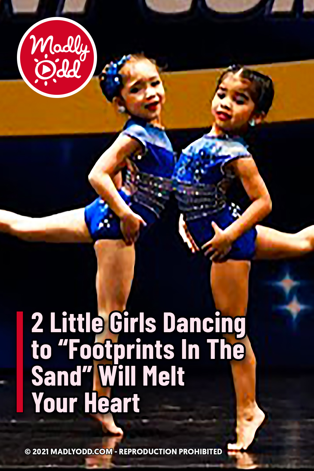 2 Little Girls Dancing to “Footprints In The Sand” Will Melt Your Heart