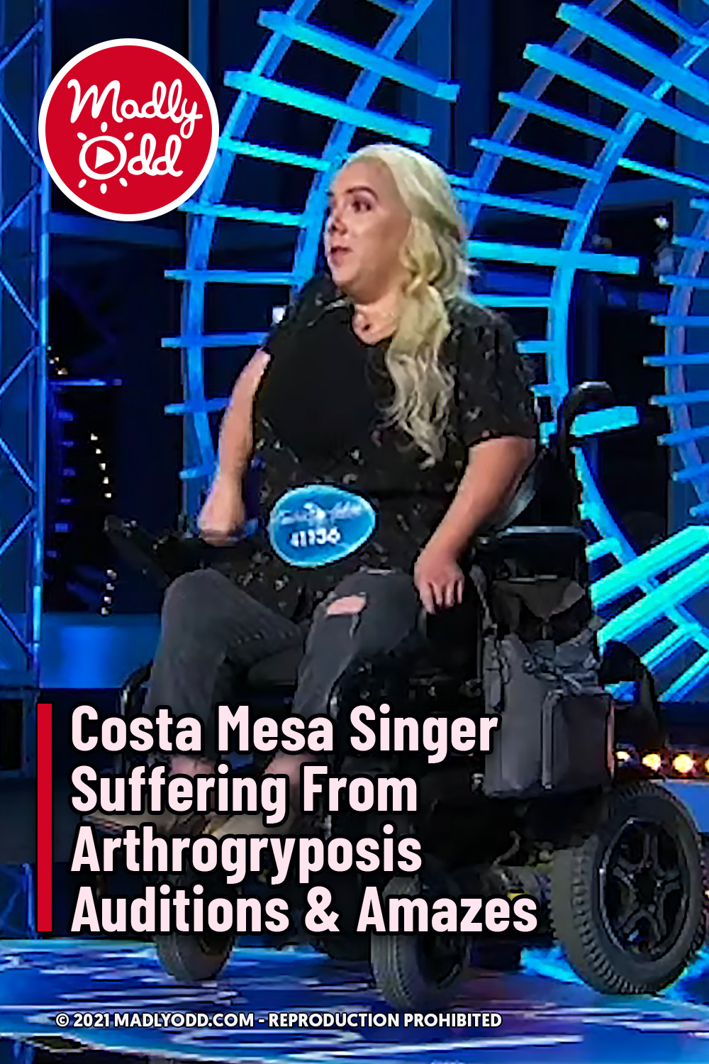 Costa Mesa Singer Suffering From Arthrogryposis Auditions & Amazes
