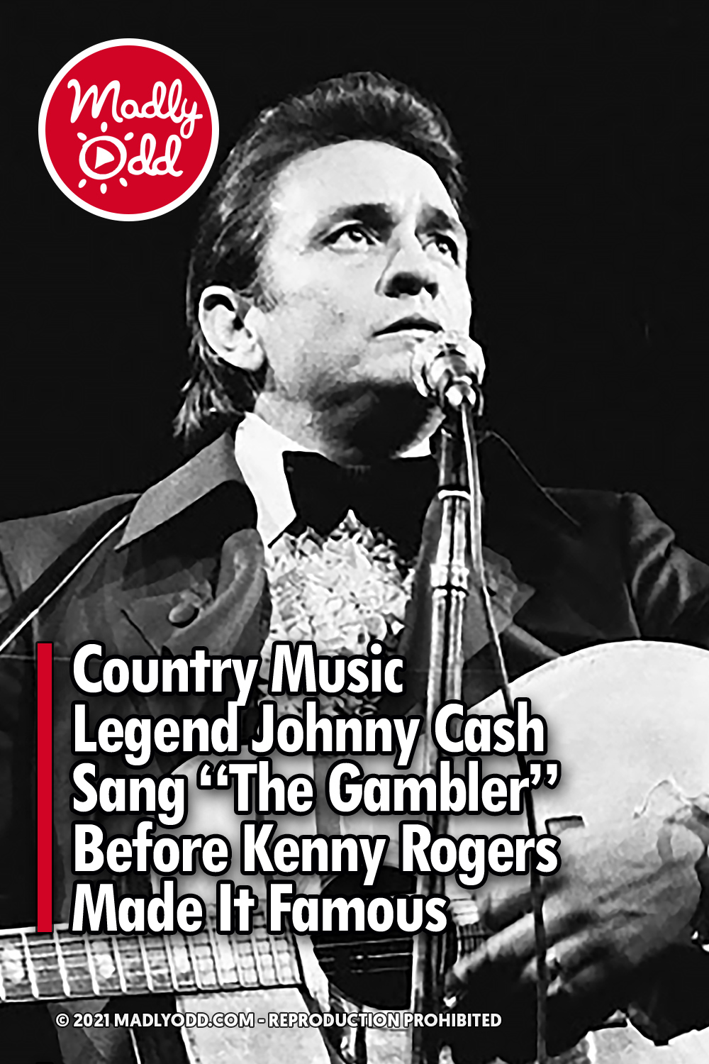 Country Music Legend Johnny Cash Sang “The Gambler” Before Kenny Rogers Made It Famous