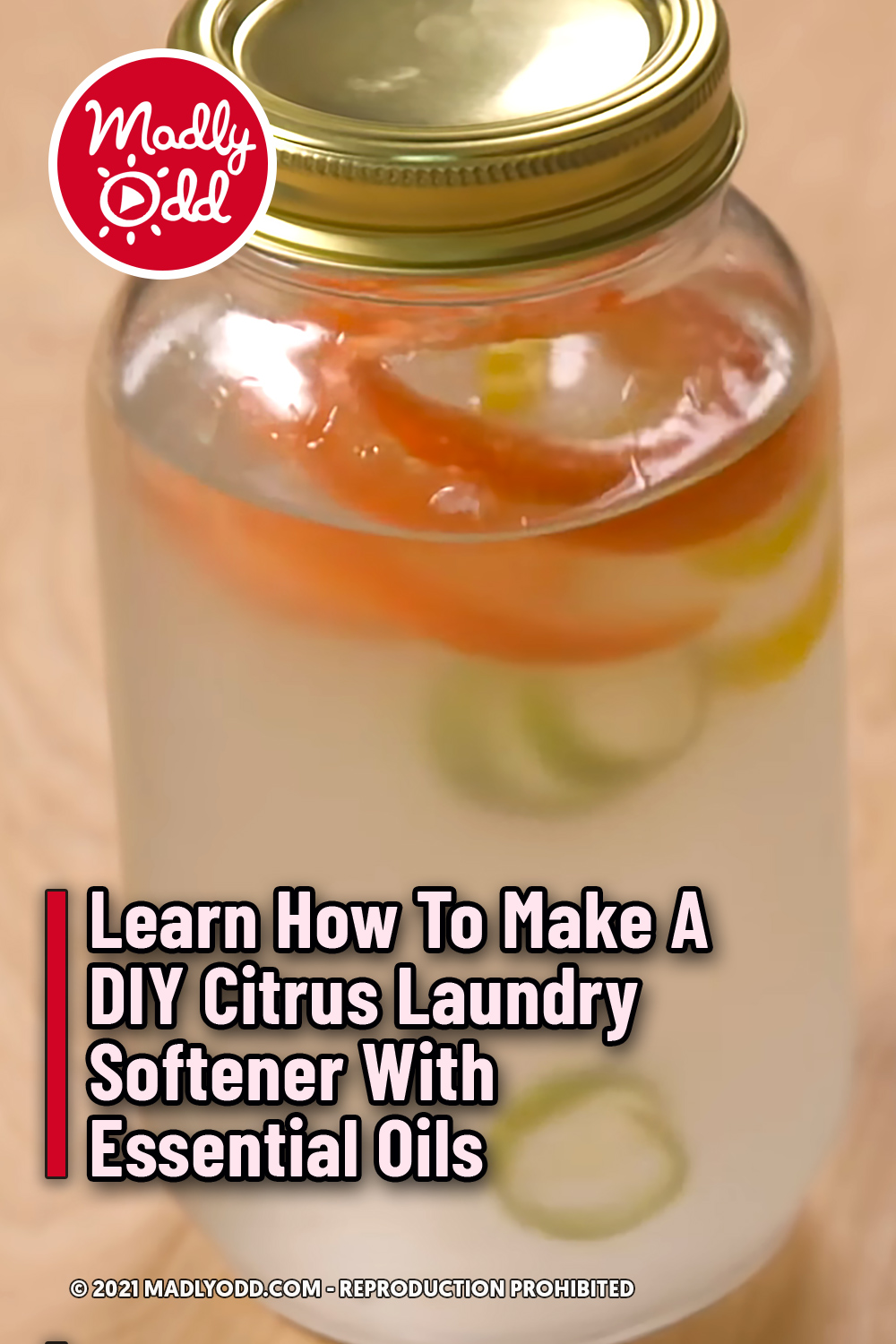 Learn How To Make A DIY Citrus Laundry Softener With Essential Oils