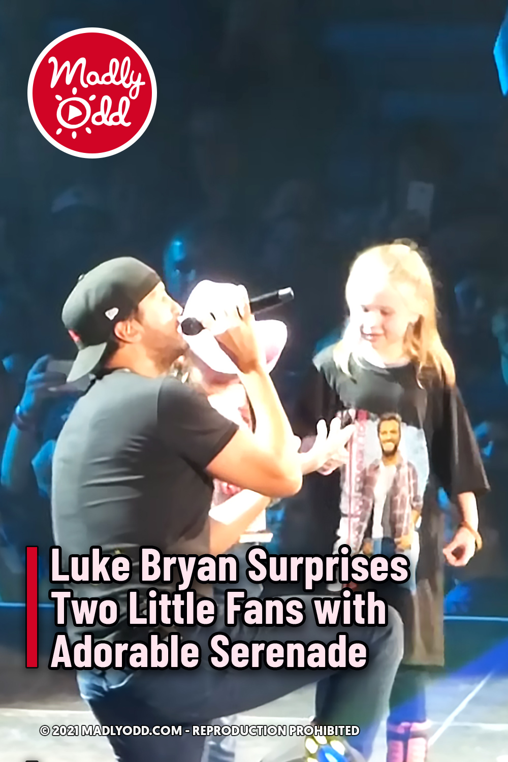 Luke Bryan Surprises Two Little Fans with Adorable Serenade
