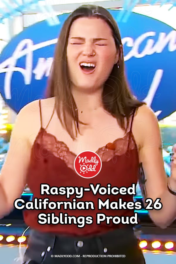 Raspy-Voiced Californian Makes 26 Siblings Proud