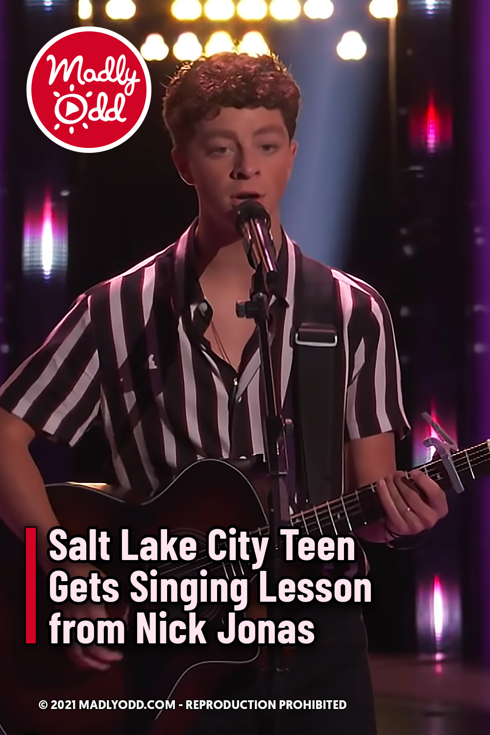 Salt Lake City Teen Gets Singing Lesson from Nick Jonas