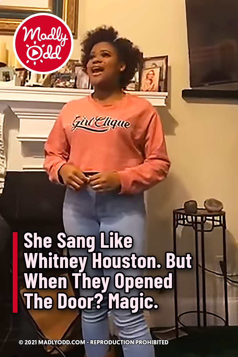 She Sang Like Whitney Houston. But When They Opened The Door? Magic.