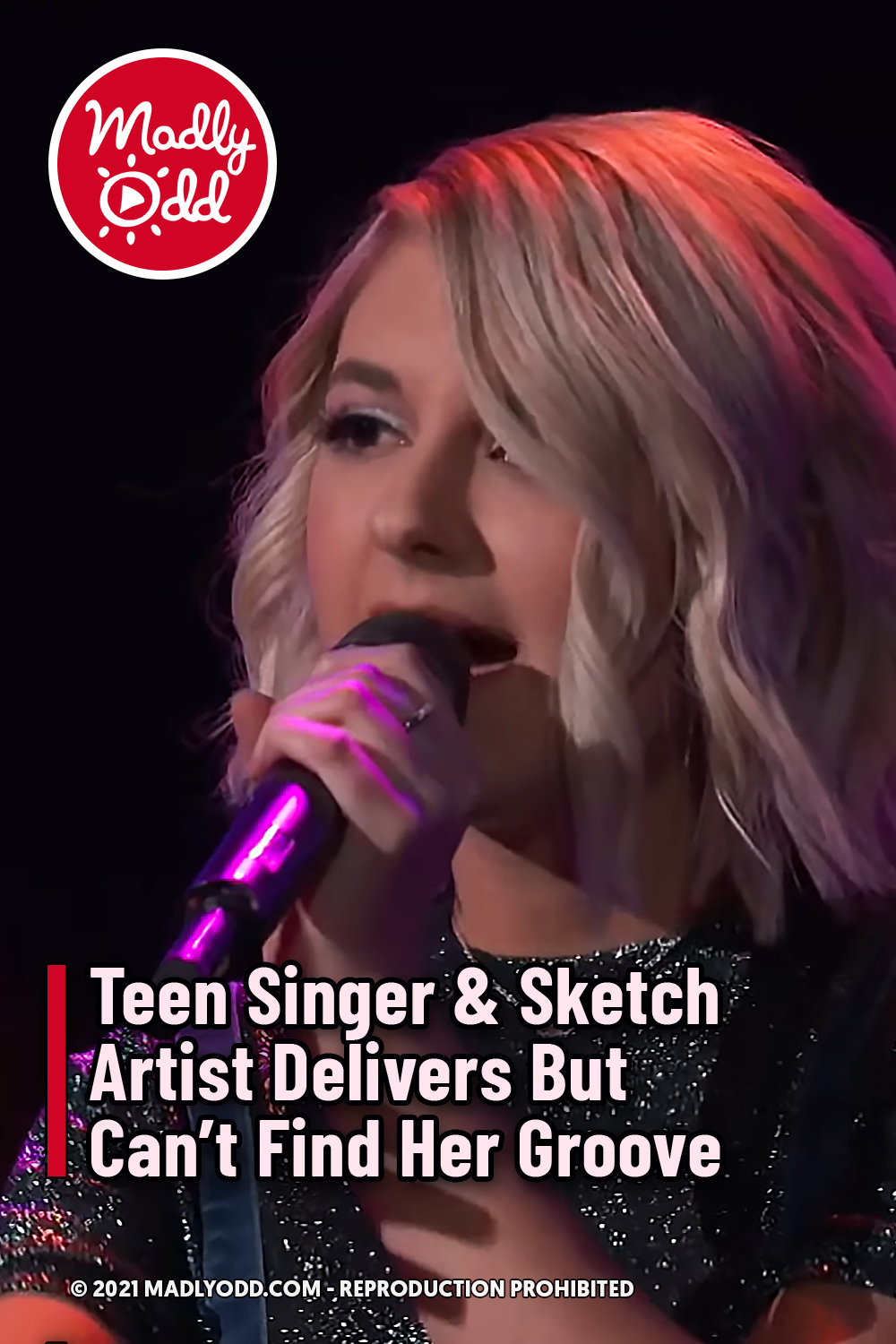 Teen Singer & Sketch Artist Delivers But Can’t Find Her Groove