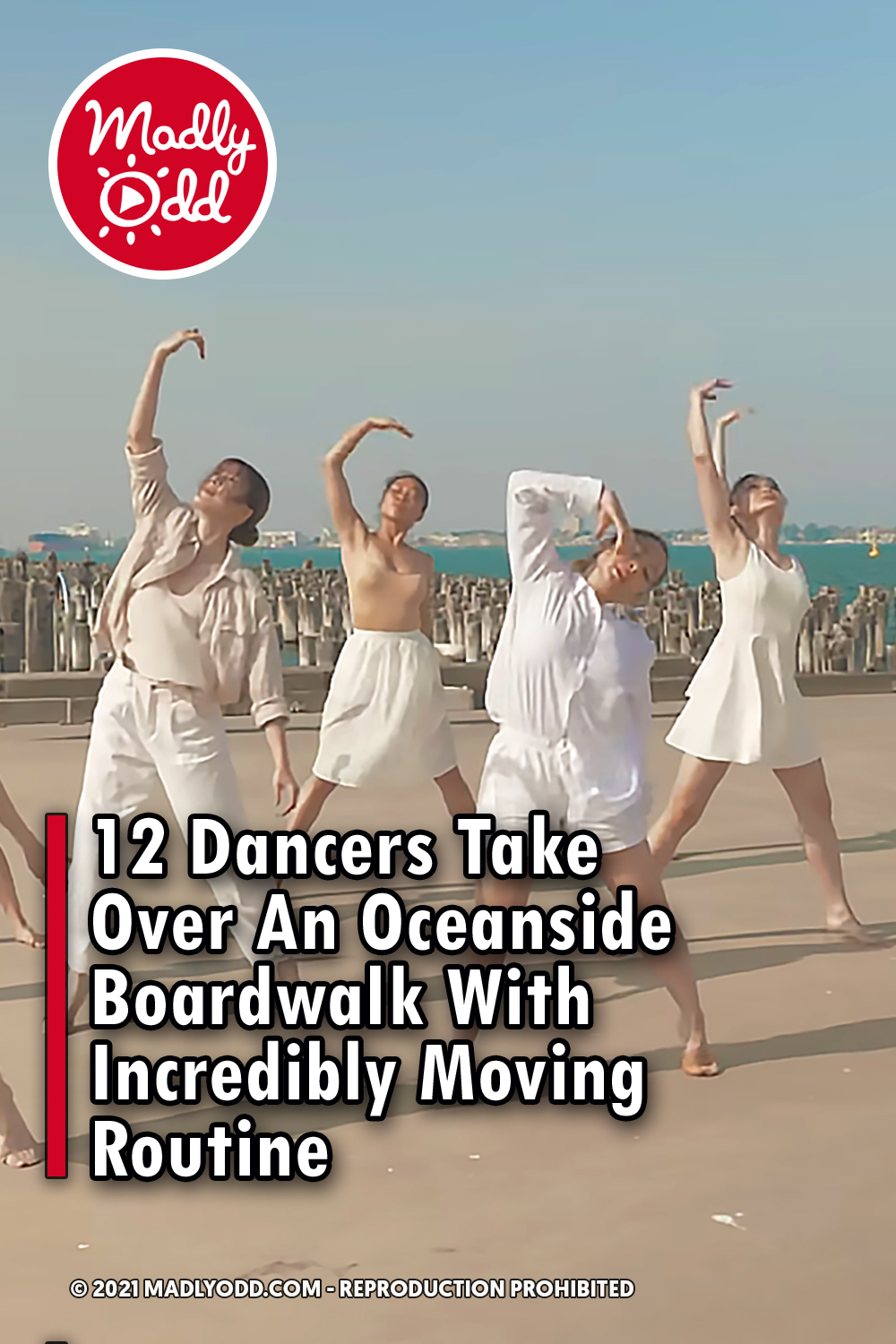 12 Dancers Take Over An Oceanside Boardwalk With Incredibly Moving Routine