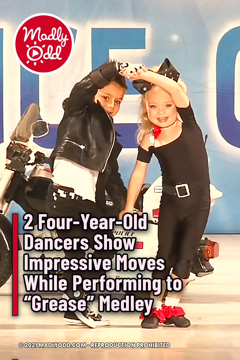 2 Four-Year-Old Dancers Show Impressive Moves While Performing to \
