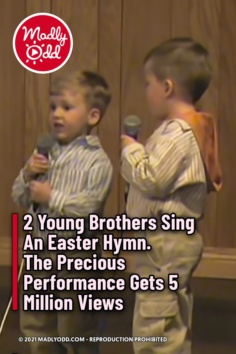 2 Young Brothers Sing An Easter Hymn. The Precious Performance Gets 5 Million Views