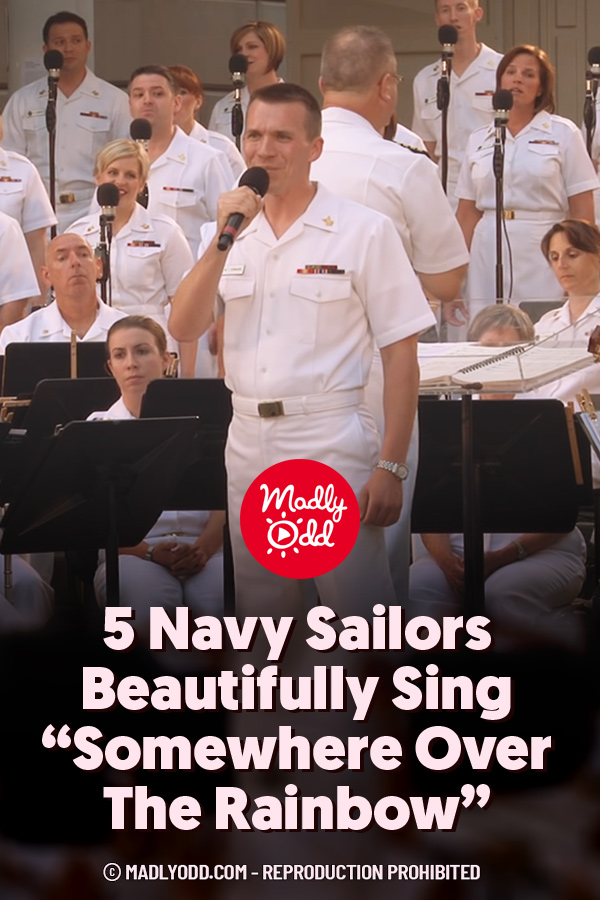 5 Navy Sailors Beautifully Sing \