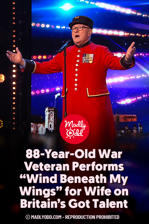 88-Year-Old War Veteran Performs “Wind Beneath My Wings” for Wife on Britain’s Got Talent