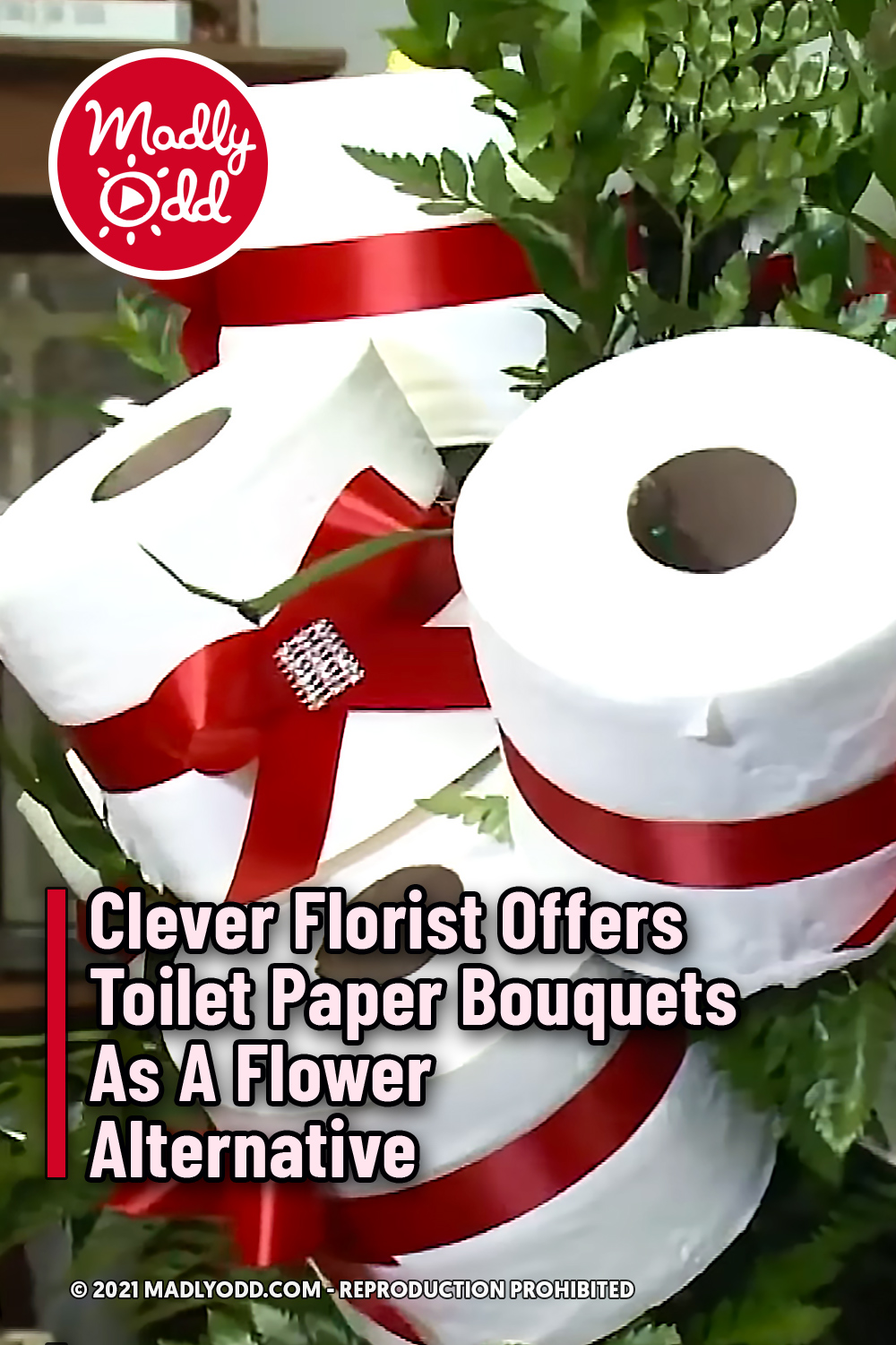 Clever Florist Offers Toilet Paper Bouquets As A Flower Alternative