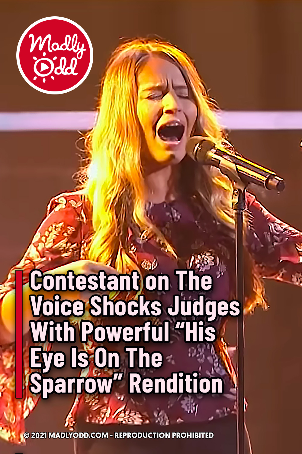 Contestant on The Voice Shocks Judges With Powerful “His Eye Is On The Sparrow” Rendition