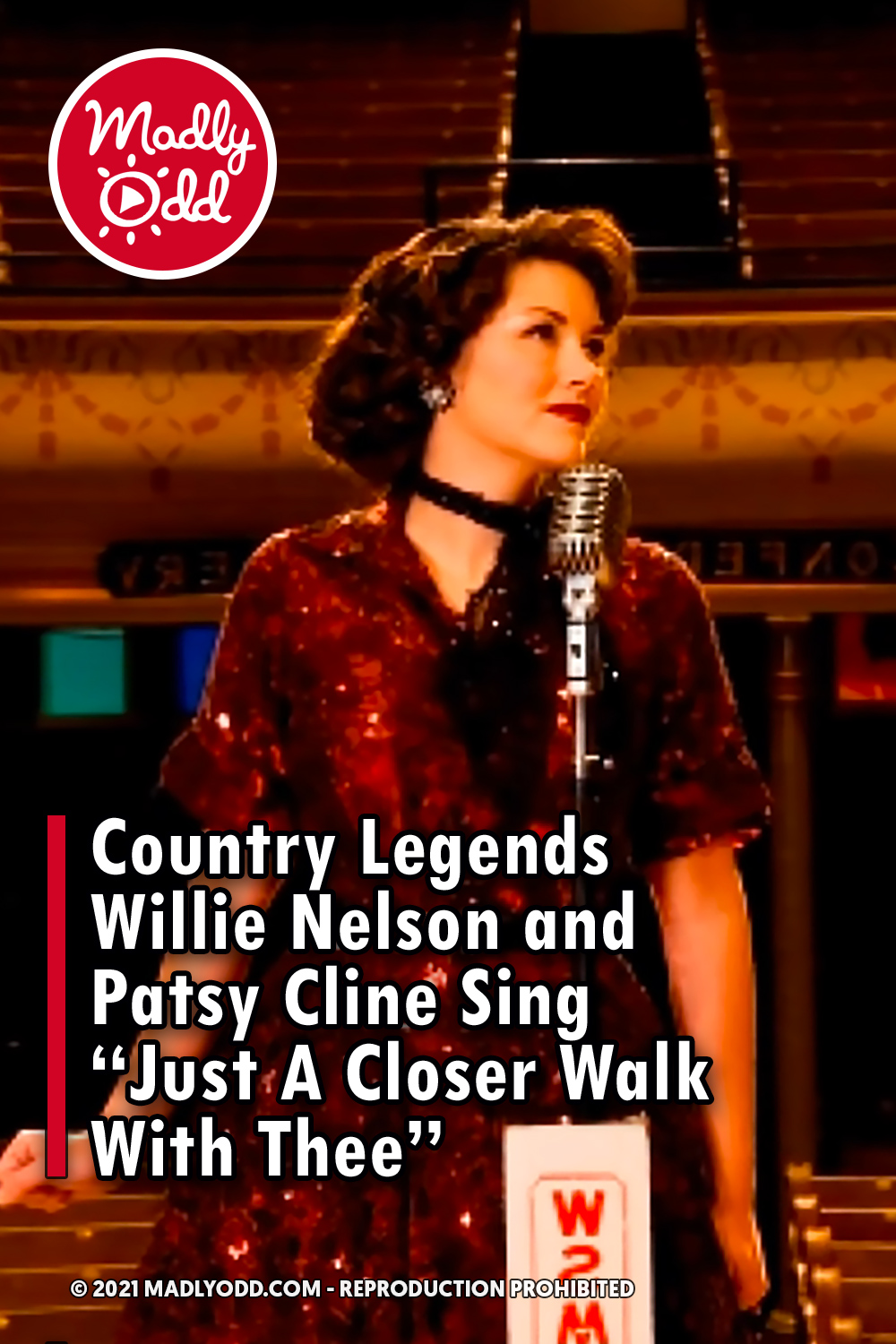 Country Legends Willie Nelson and Patsy Cline Sing “Just A Closer Walk With Thee”