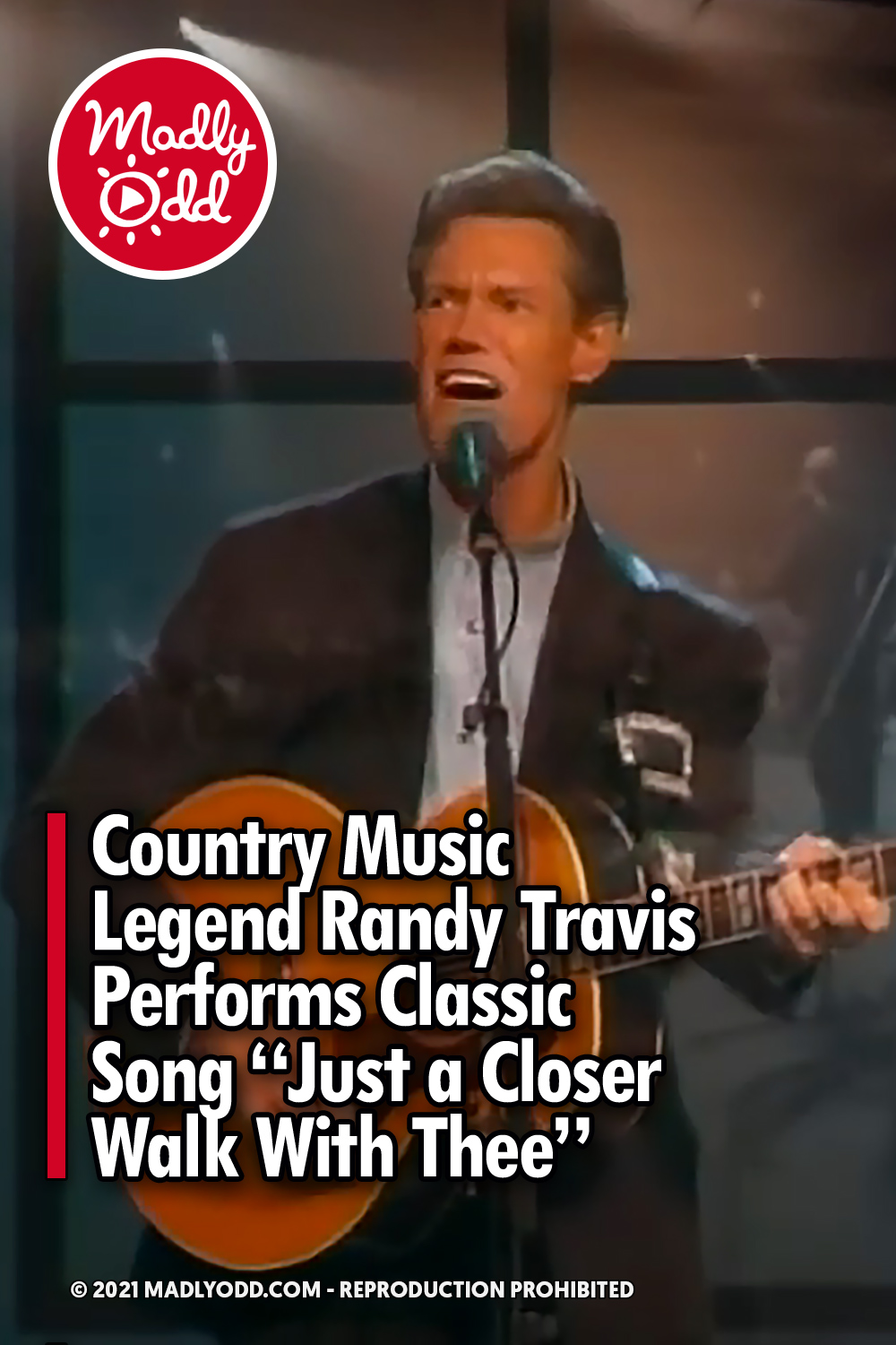 Country Music Legend Randy Travis Performs Classic Song “Just a Closer Walk With Thee”