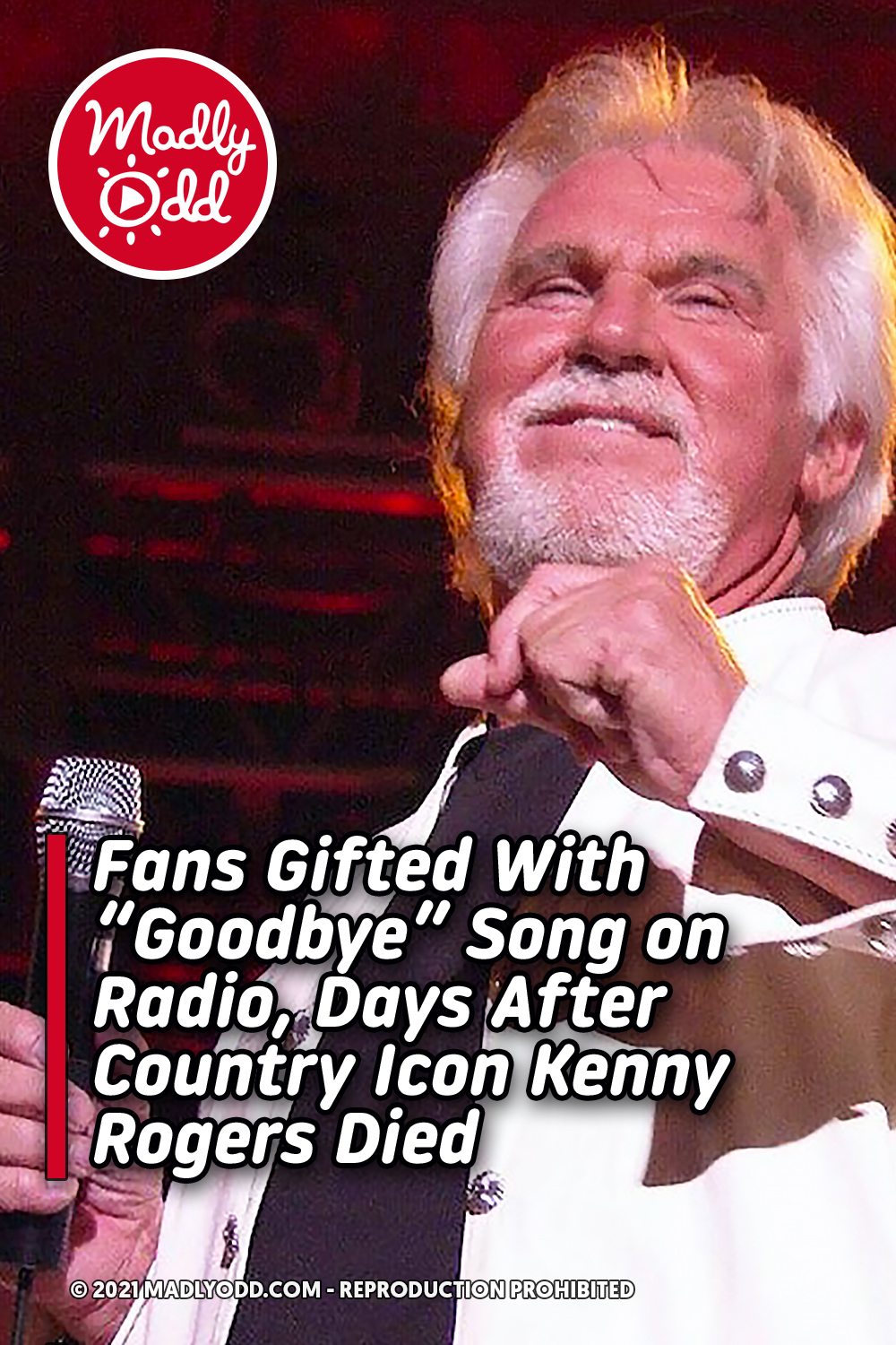 Fans Gifted With “Goodbye” Song on Radio, Days After Country Icon Kenny Rogers Died