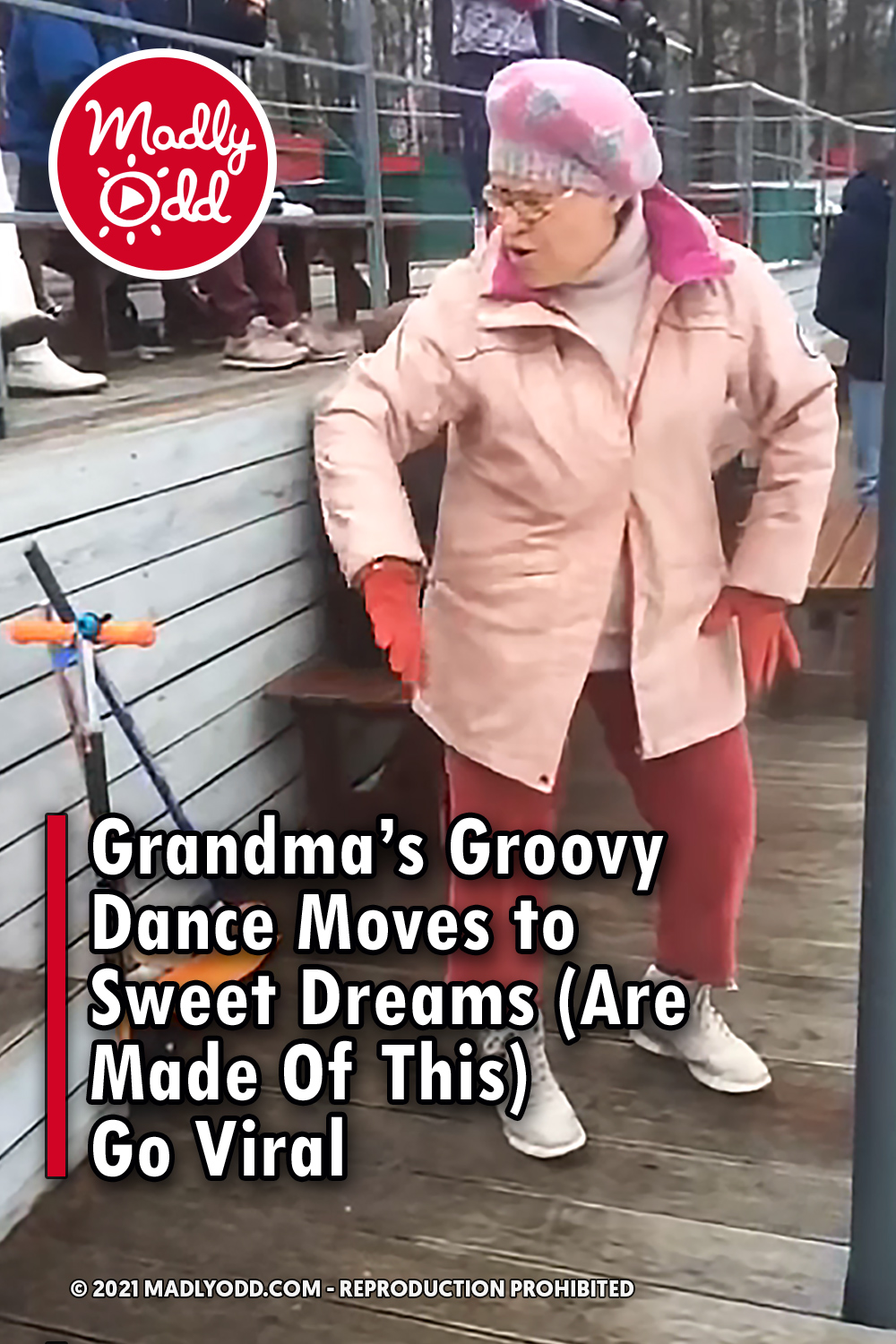 Grandma’s Groovy Dance Moves to Sweet Dreams (Are Made Of This) Go Viral