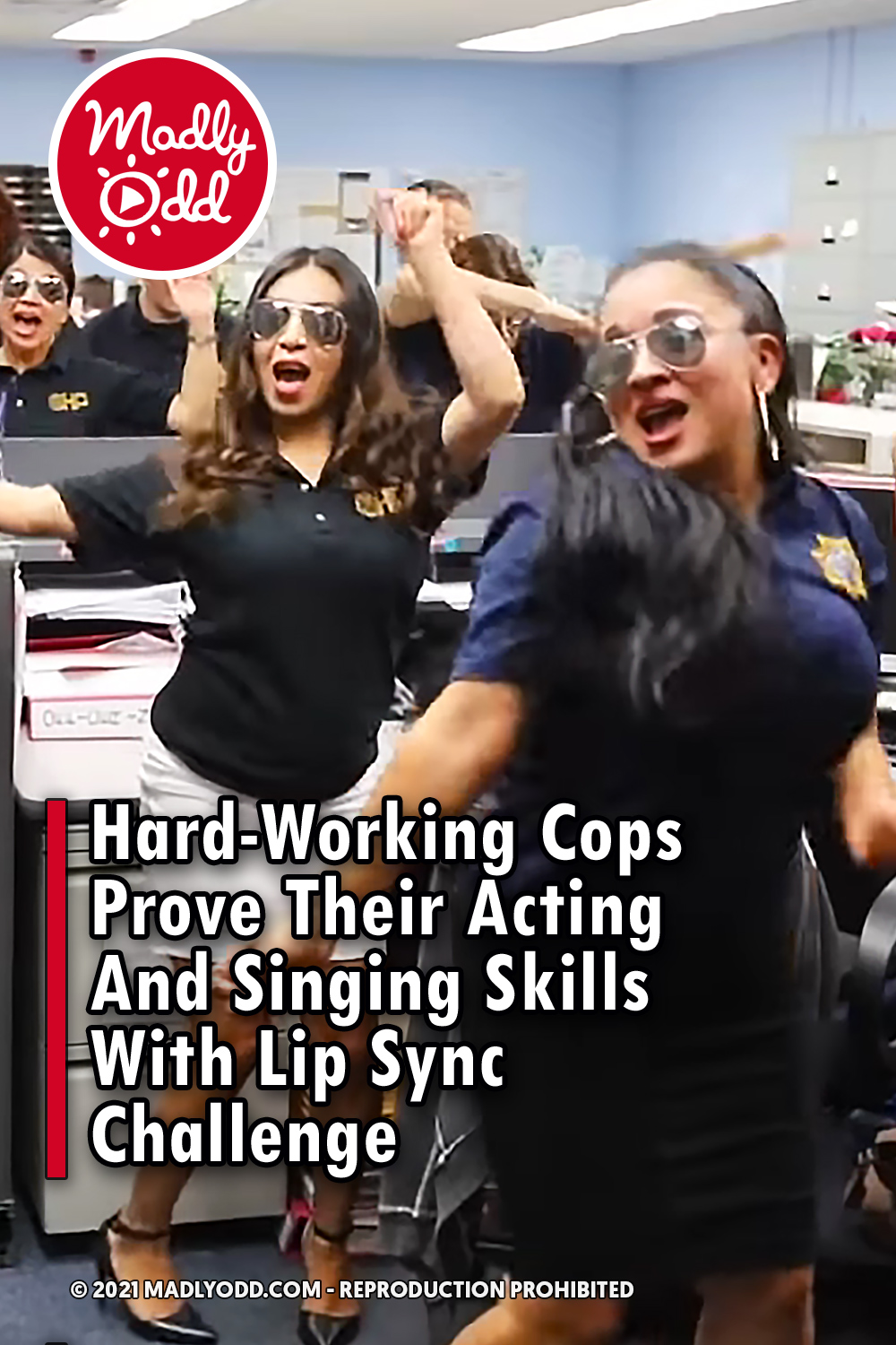 Hard-Working Cops Prove Their Acting And Singing Skills With Lip Sync Challenge