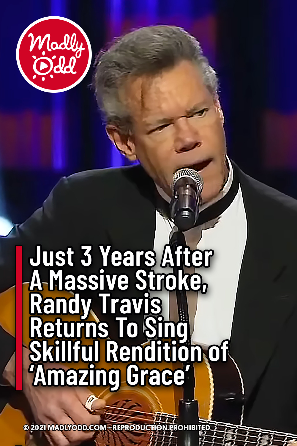 Just 3 Years After A Massive Stroke, Randy Travis Returns To Sing Skillful Rendition of ‘Amazing Grace’