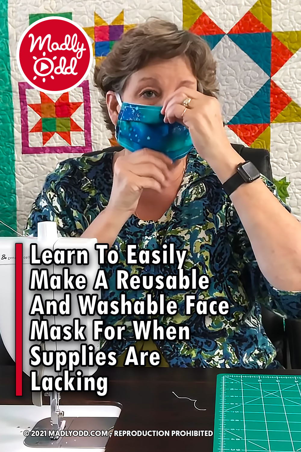 Learn To Easily Make A Reusable And Washable Face Mask For When Supplies Are Lacking
