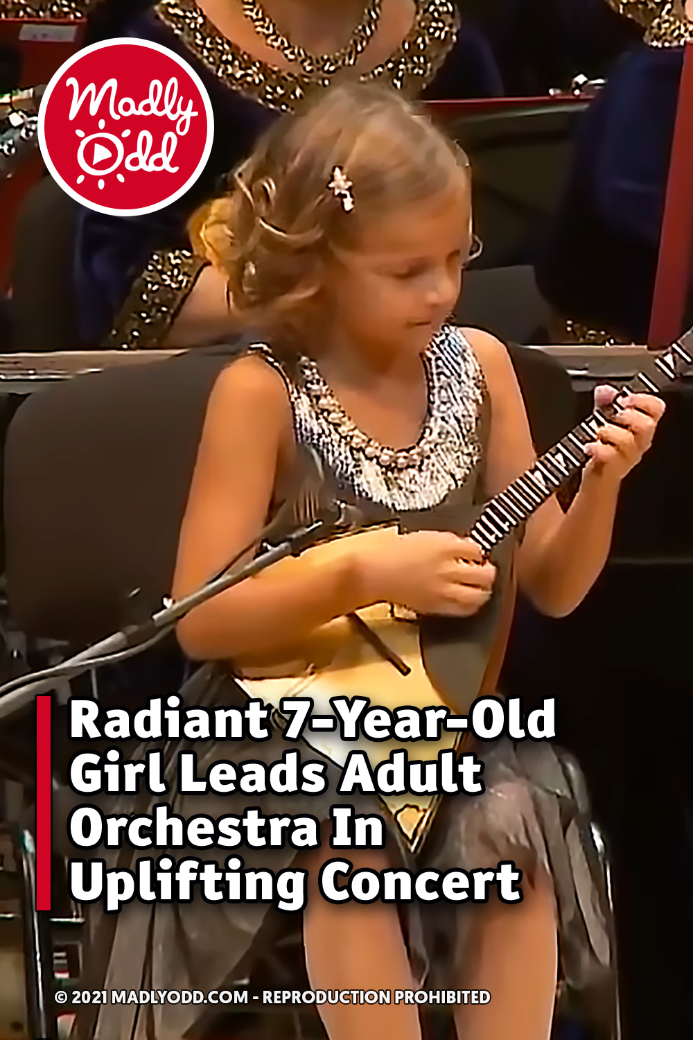 Radiant 7-Year-Old Girl Leads Adult Orchestra In Uplifting Concert