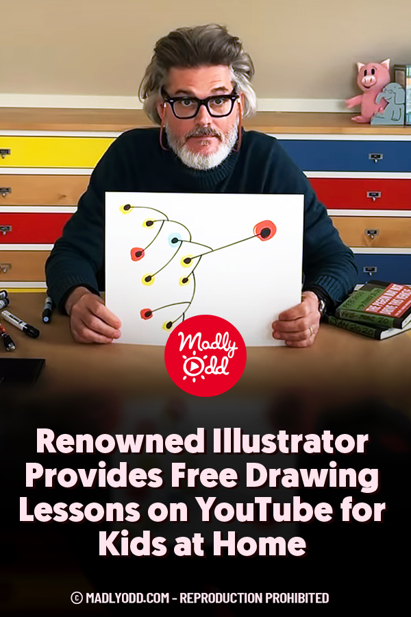Renowned Illustrator Provides Free Drawing Lessons on YouTube for Kids at Home