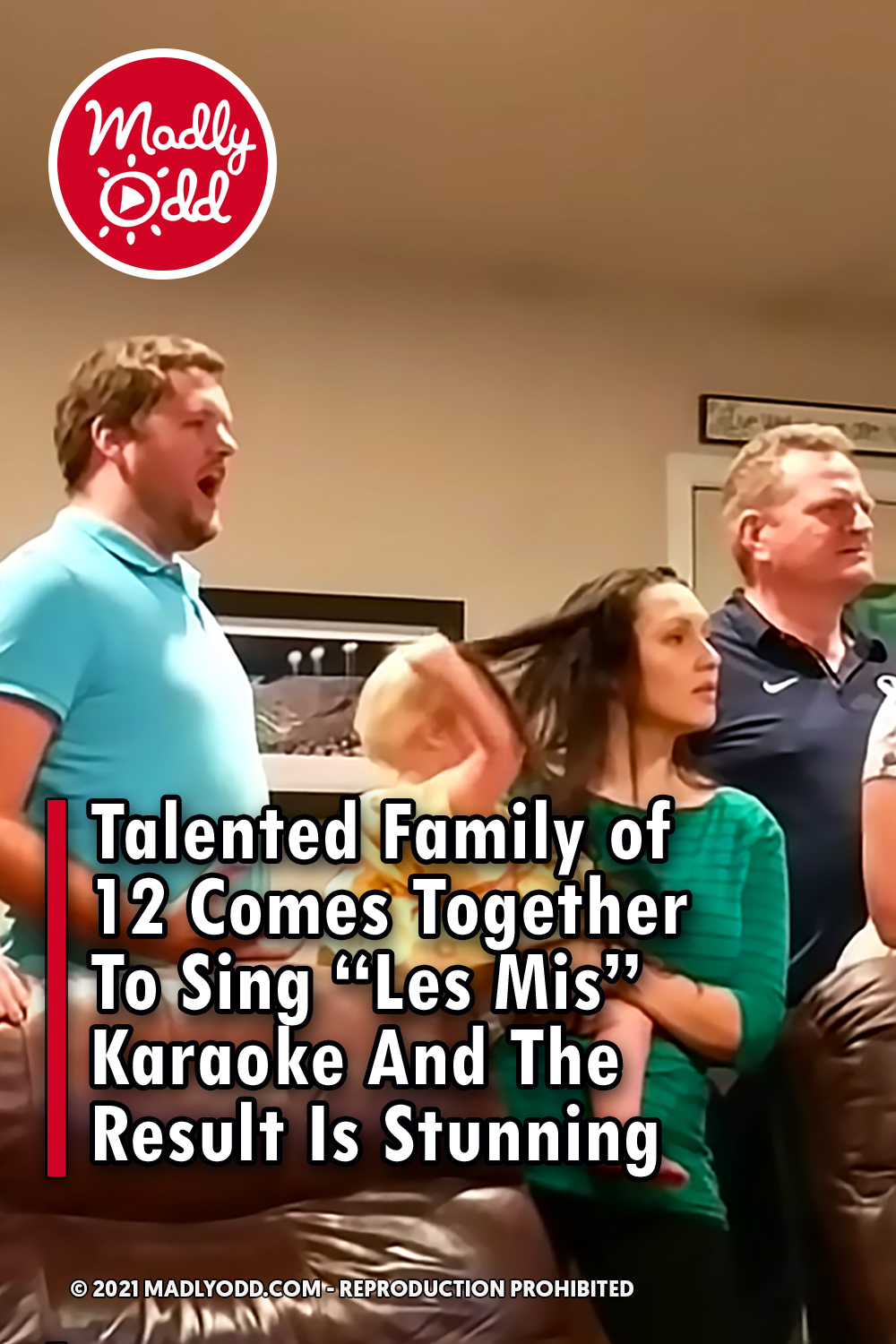 Talented Family of 12 Comes Together To Sing “Les Mis” Karaoke And The Result Is Stunning