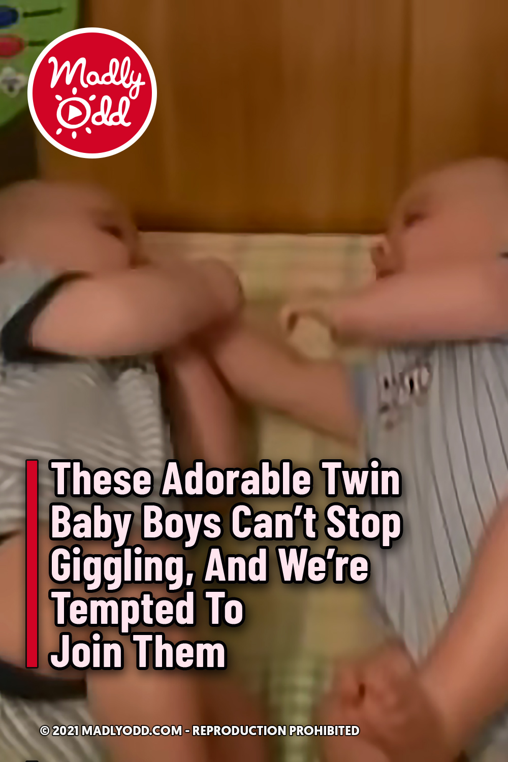 These Adorable Twin Baby Boys Can’t Stop Giggling, And We’re Tempted To Join Them
