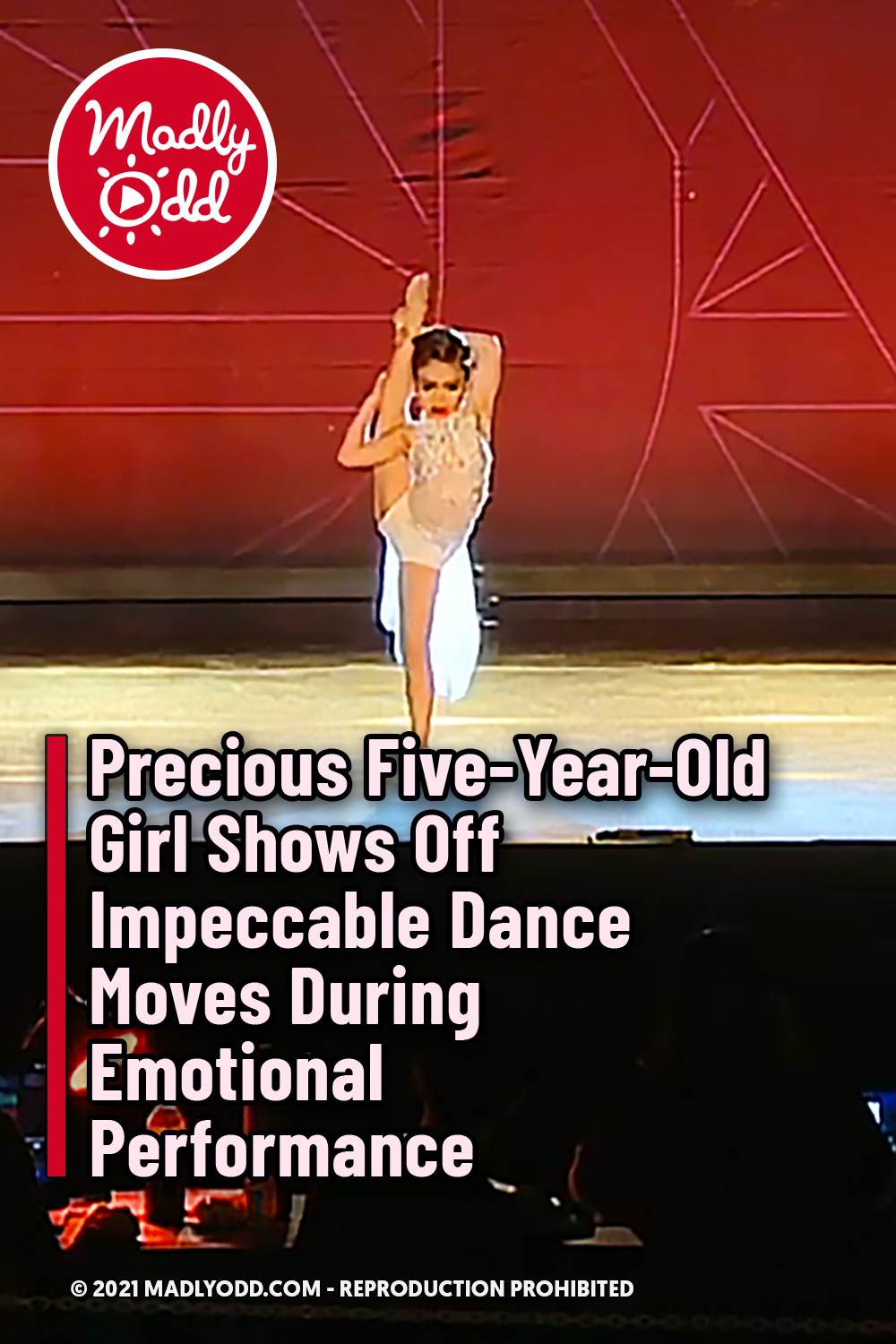 Precious Five-Year-Old Girl Shows Off Impeccable Dance Moves During Emotional Performance